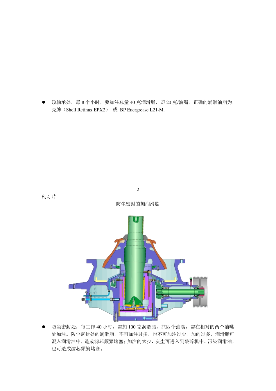 GP圆锥破碎机操作维护_第2页