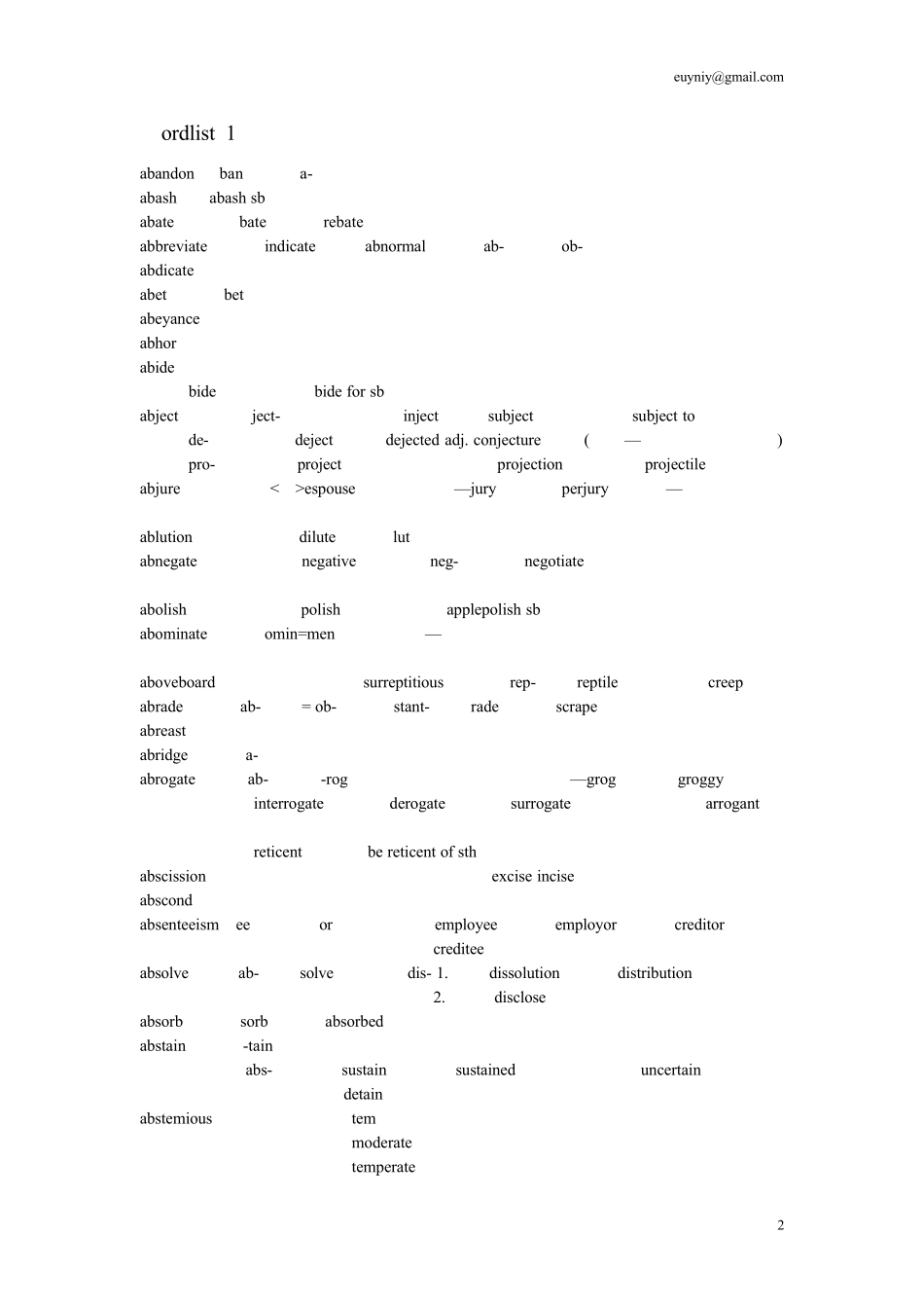 GRE词汇红宝书(赵丽)_第2页