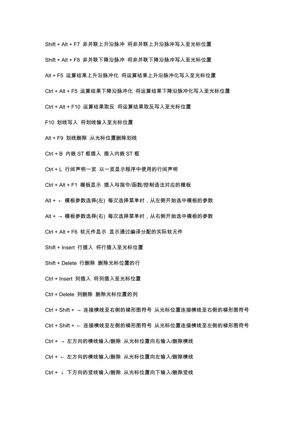 GX_Works2快捷键大全_第3页