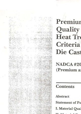 H13北美压铸协会标准