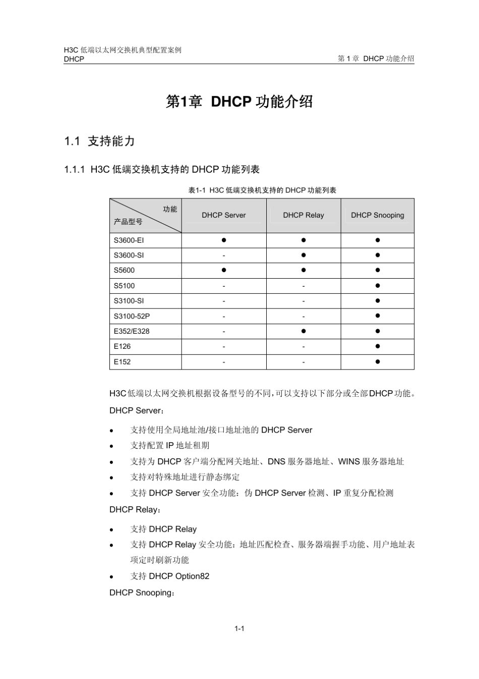 H3C中低端交换机DHCP典型配置案例_第3页