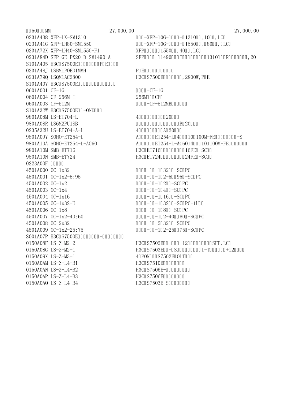 H3C产品报价_第3页