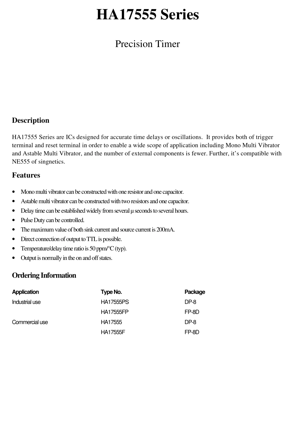HA17555精密定时器_第1页