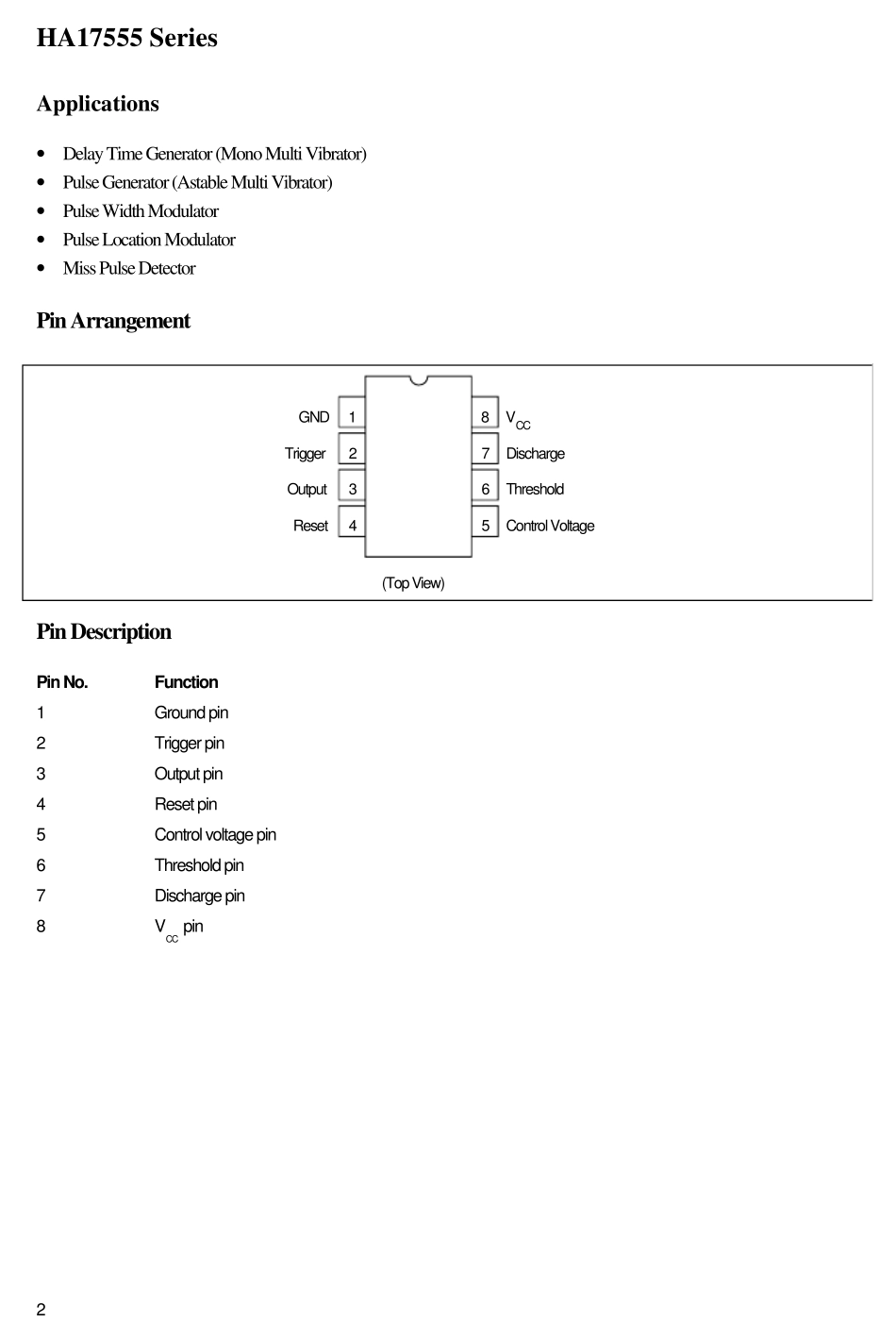HA17555精密定时器_第2页