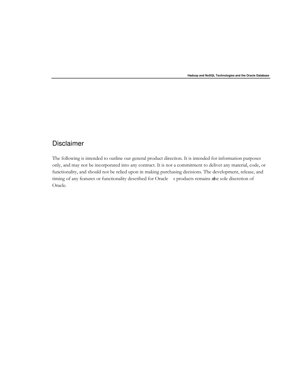 Hadoop,NoSQL技术和Oracle数据库_第2页