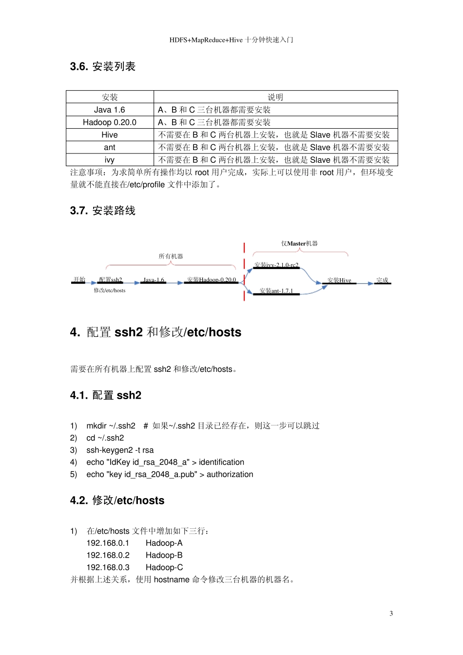 Hadoop0.20.0HDFS+MapReduce+Hive+HBase十分钟快速入门_第3页