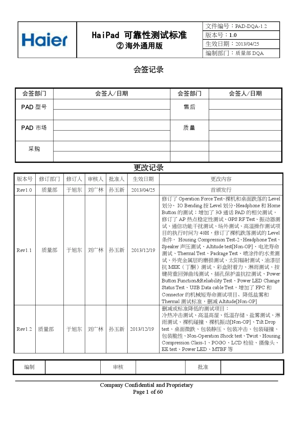 HaiPad测试、平板电脑测试_第1页