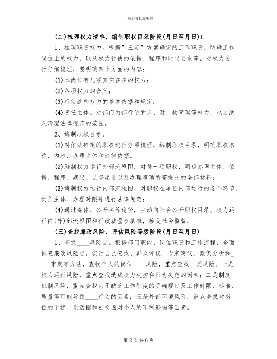 烟棉办廉政风险防控实施方案(2篇)_第2页