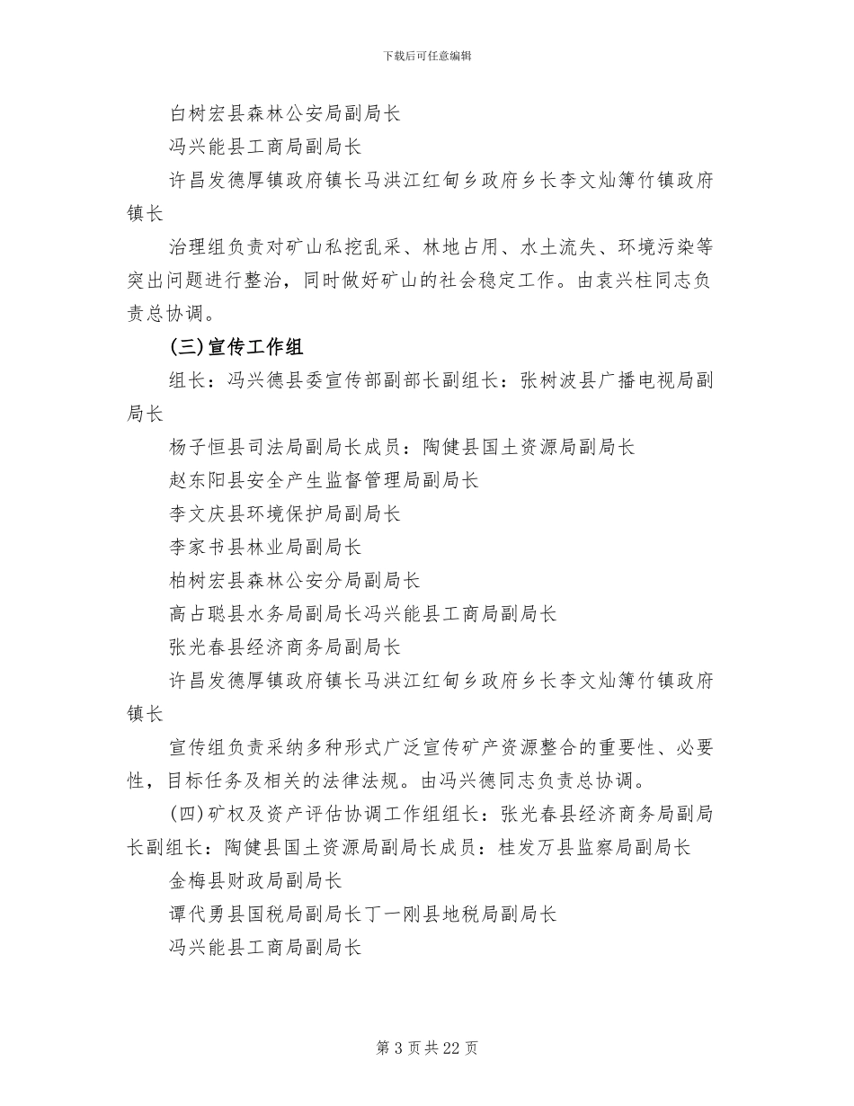 煤矿资源整合转型升级方案参考范文_第3页