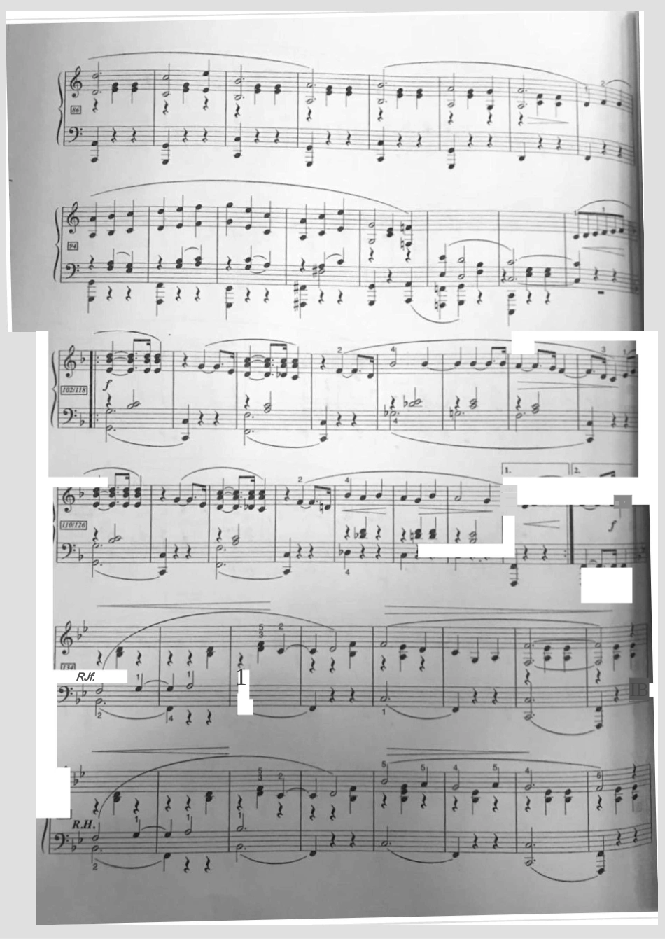 Je Te Veux 我需要你(又译我爱你) Satie 清晰钢琴谱_第3页
