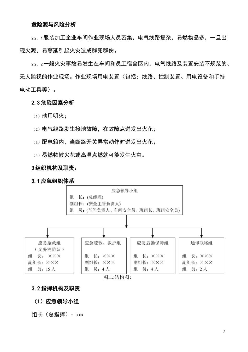 服装加工企业应急预案_第2页