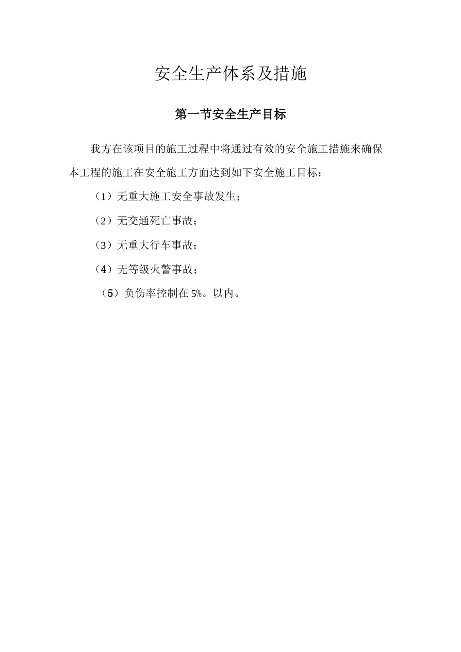 安全生产体系及措施_第1页