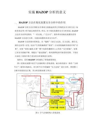HAZOP分析的作用和意义