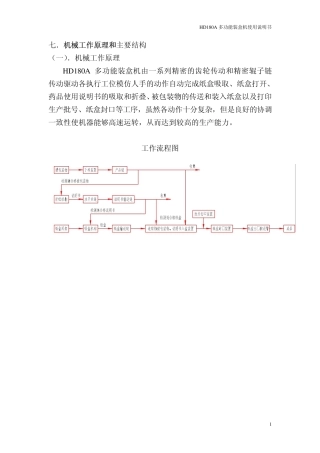 HD180A多功能装盒机使用说明书