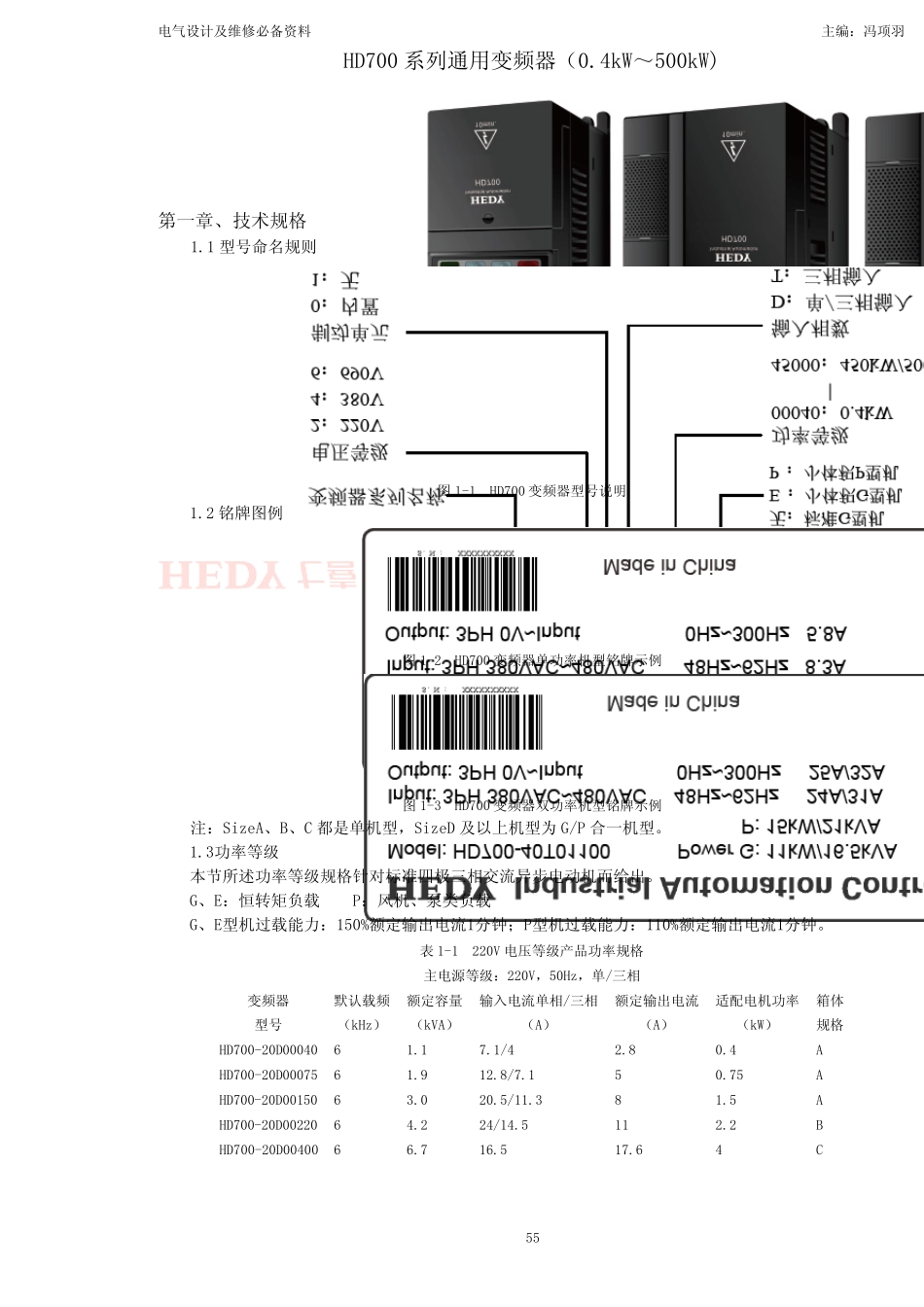 HD700系列通用变频器_第1页