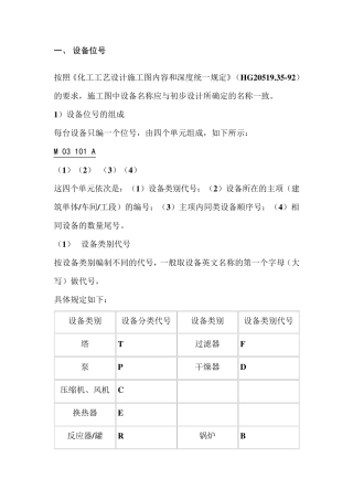 HG20519.3592设备管道编号规则