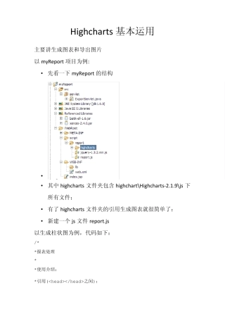 Highcharts基本运用java版