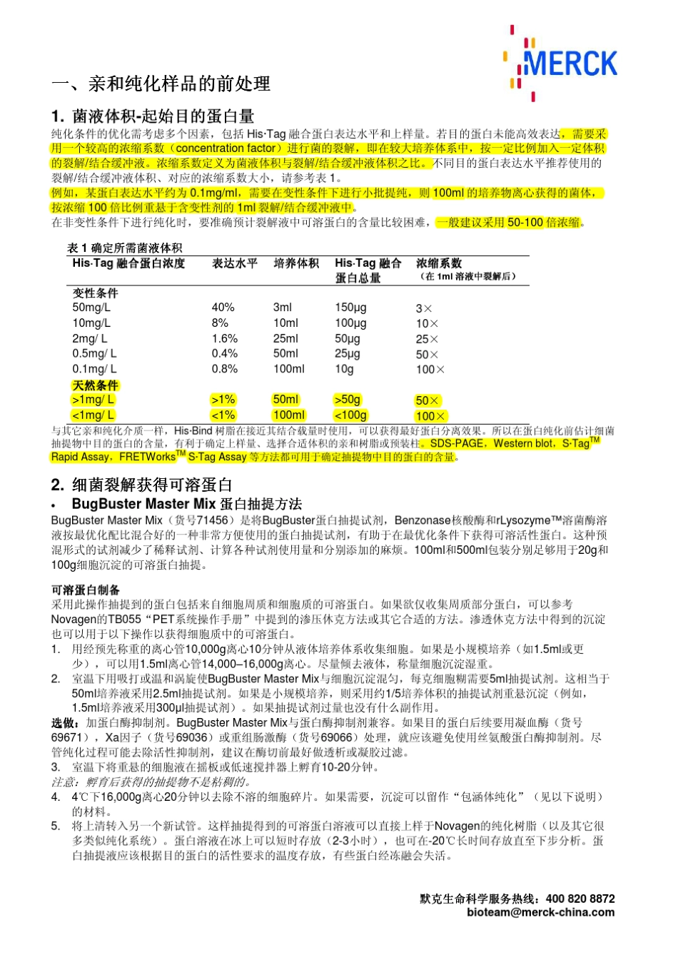 His·Tag_融合蛋白纯化操作手册_第2页