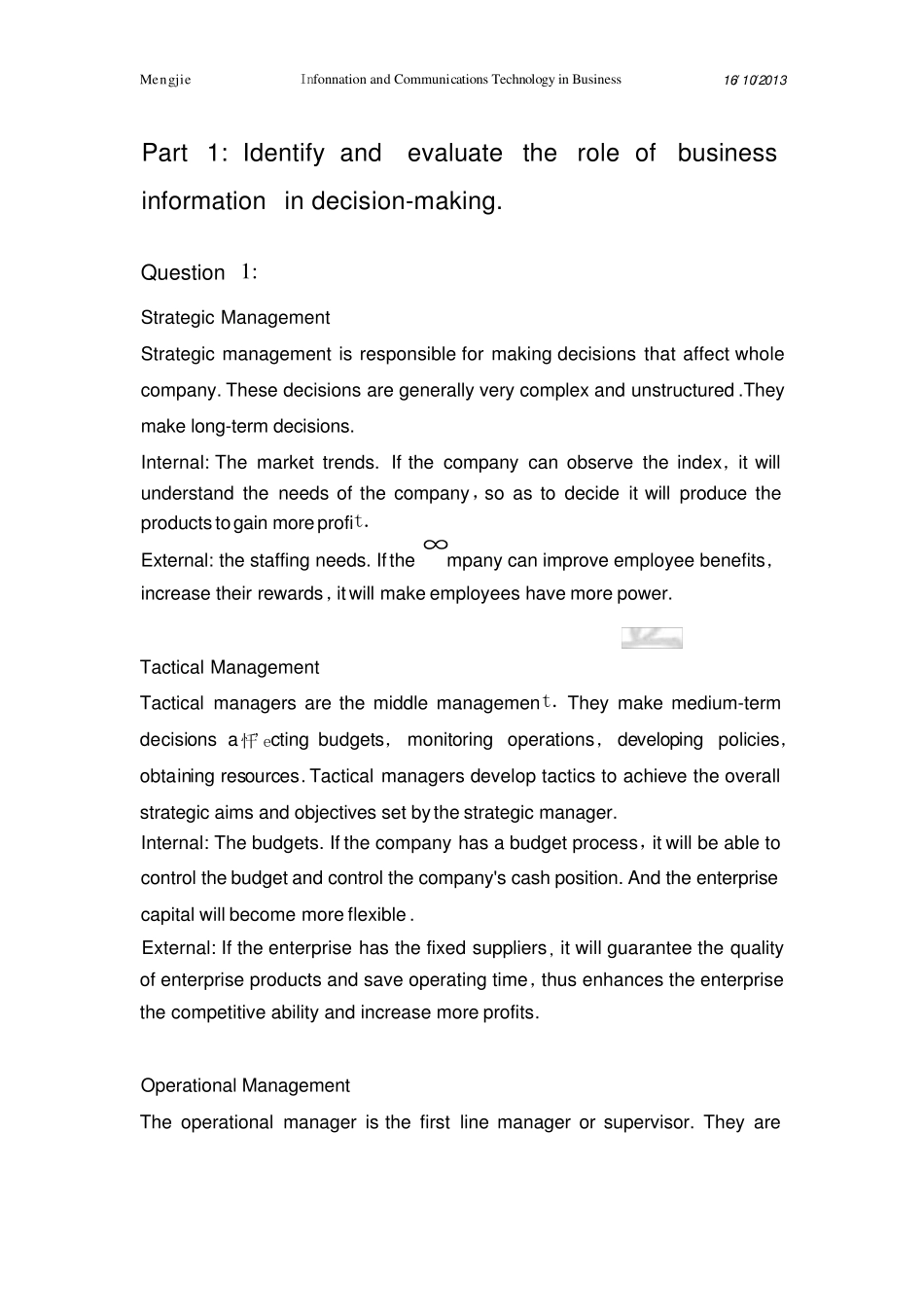 HND商务信息与通讯技术OUTCOME1_第1页