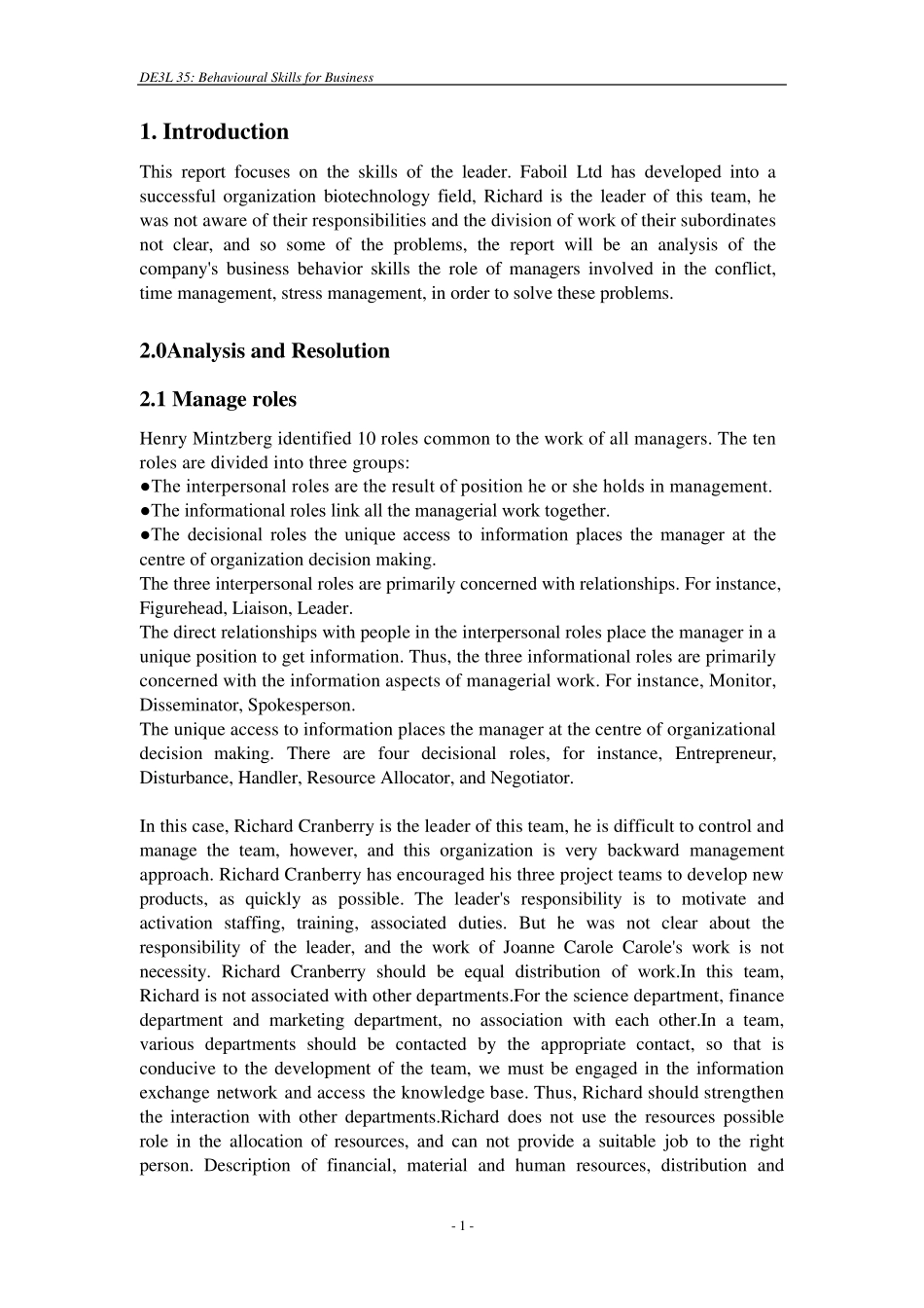 HND商务行为技巧报告_outcome1_第2页