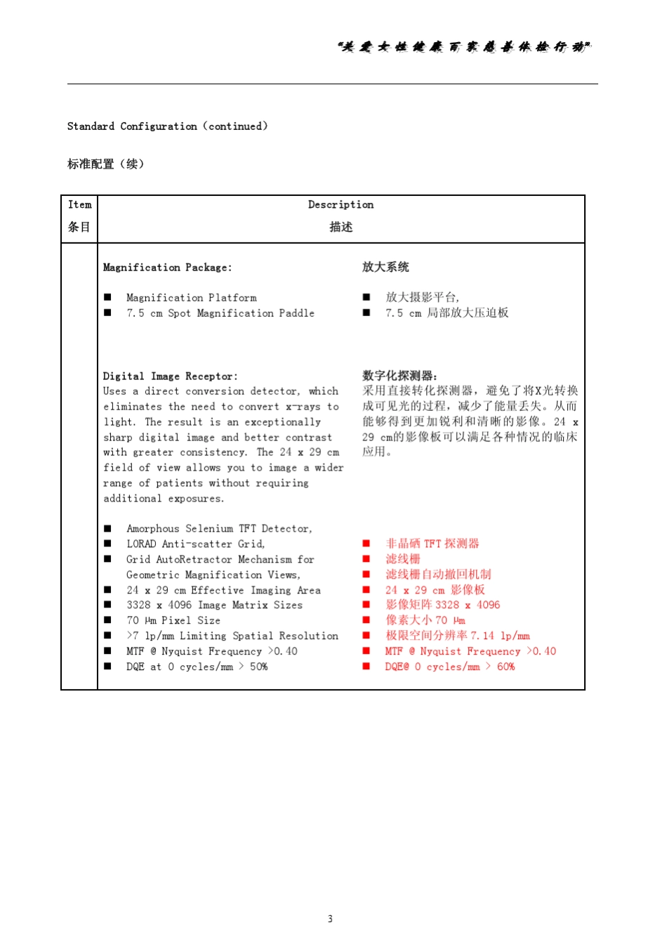 HOLOGIC数字乳腺机配置及参数_第3页