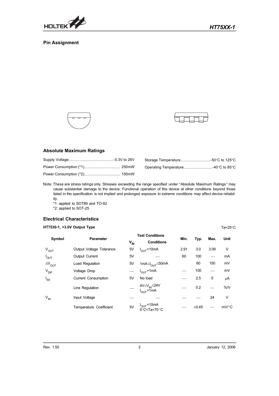 HOLTEK_HT7533参数资料_第2页