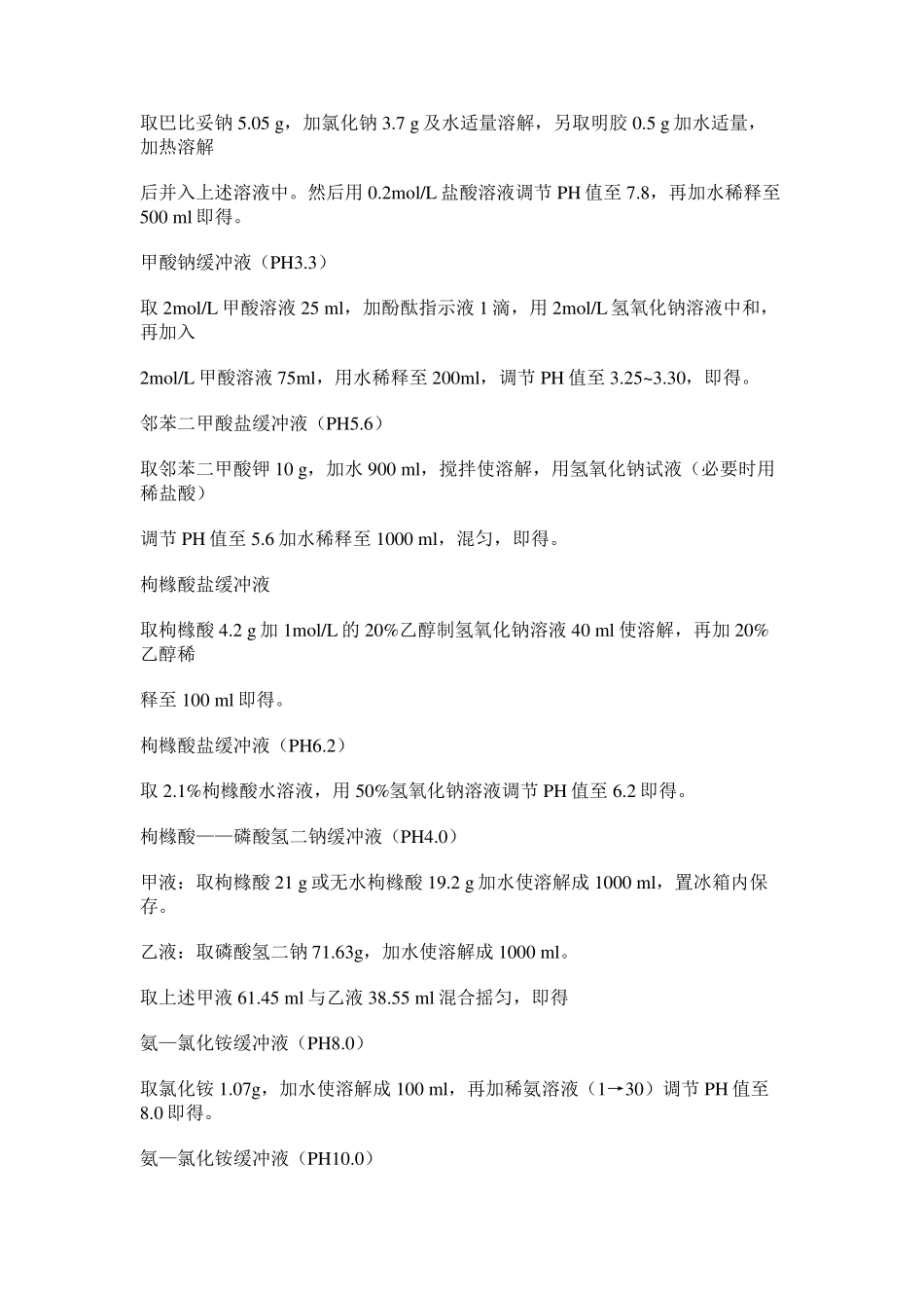 HPLC常用缓冲液_第2页