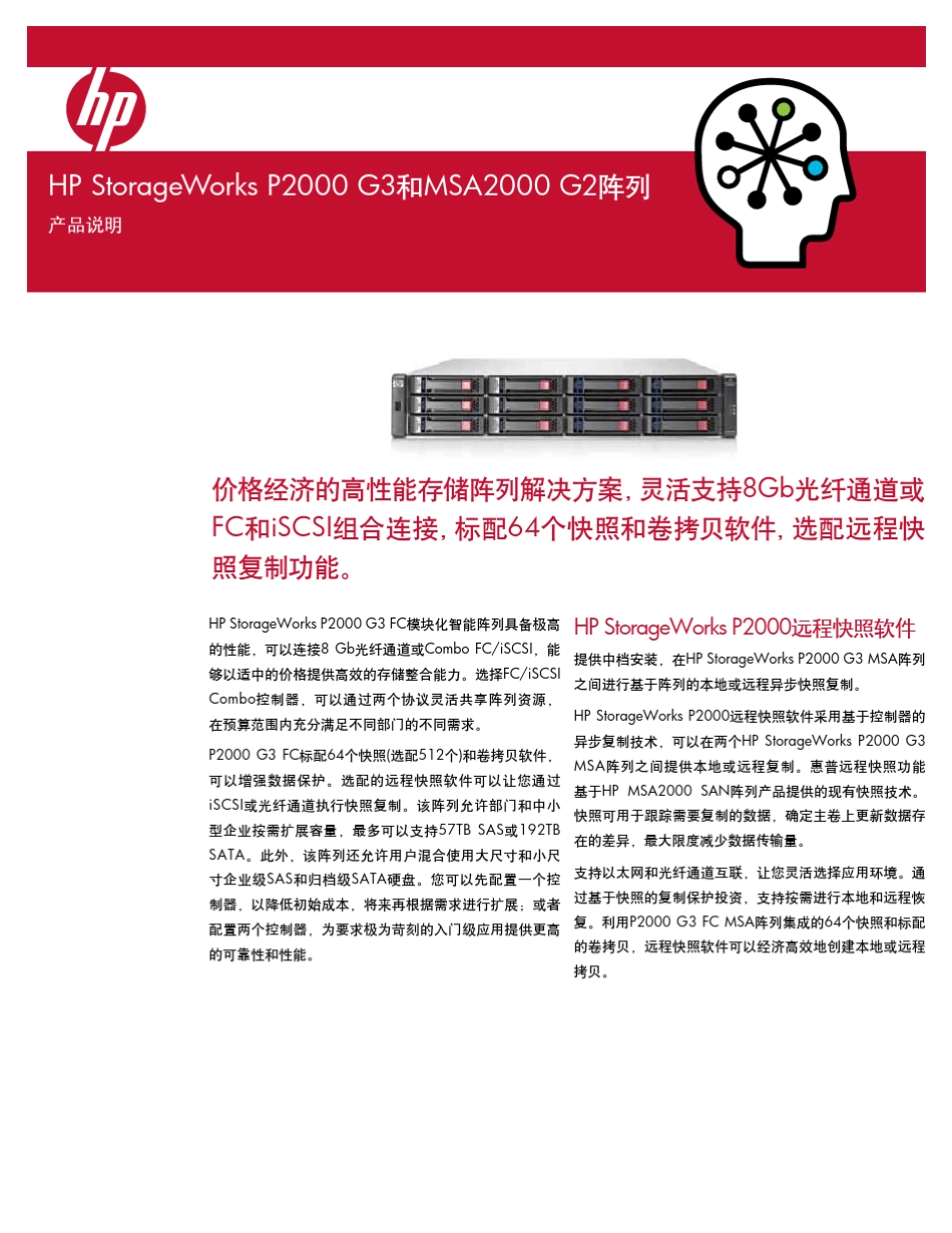 HPStorageWorksP2000G3和P2000G2产品指南_第1页