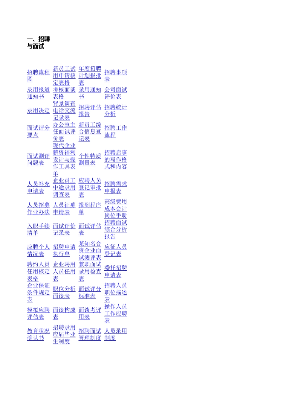 HR六大模块详细内容_第1页