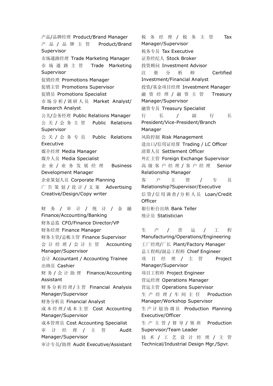 HR常用英语词汇1_第2页
