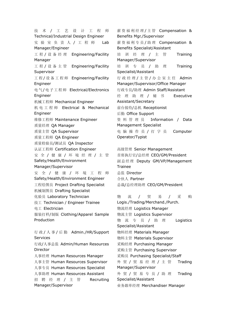 HR常用英语词汇1_第3页