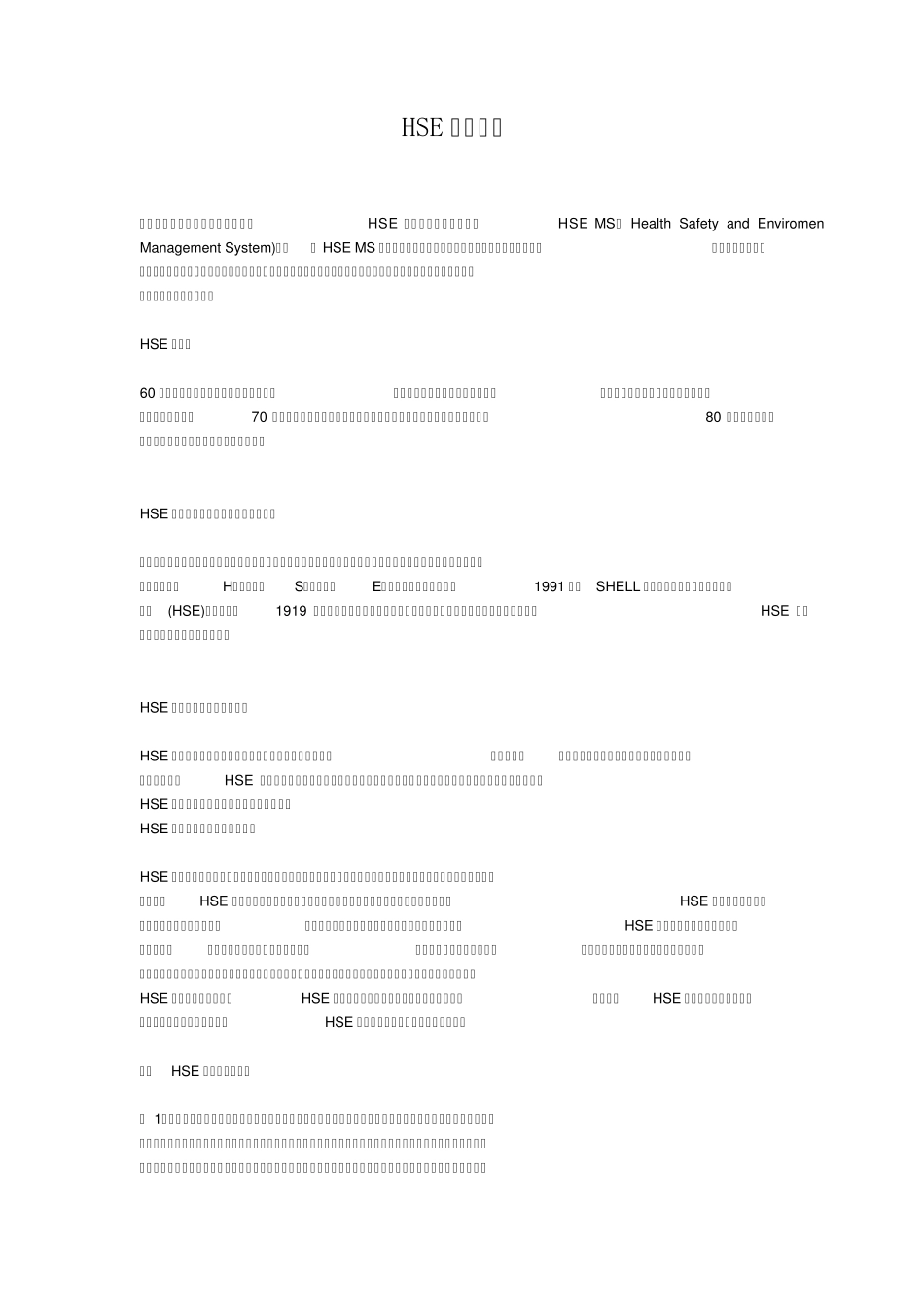 HSE管理体系_第1页