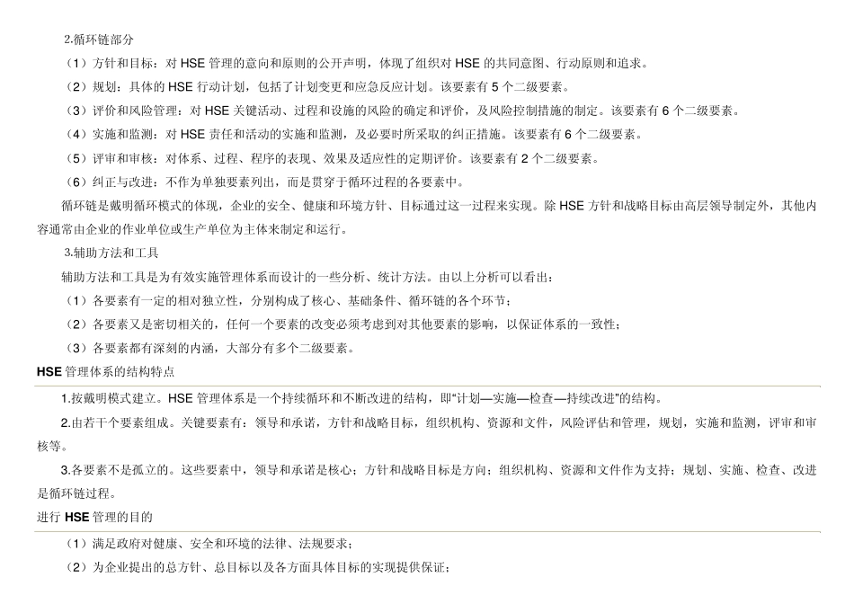 HSE管理体系的内涵及实行体系的要素_第2页
