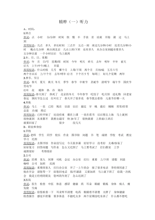 HSK3精粹