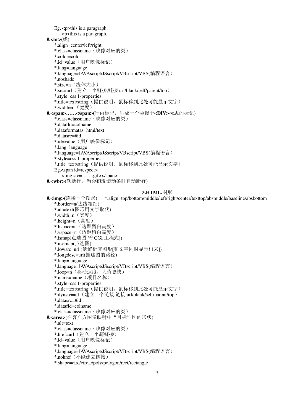 HTML标签解析手册_第3页