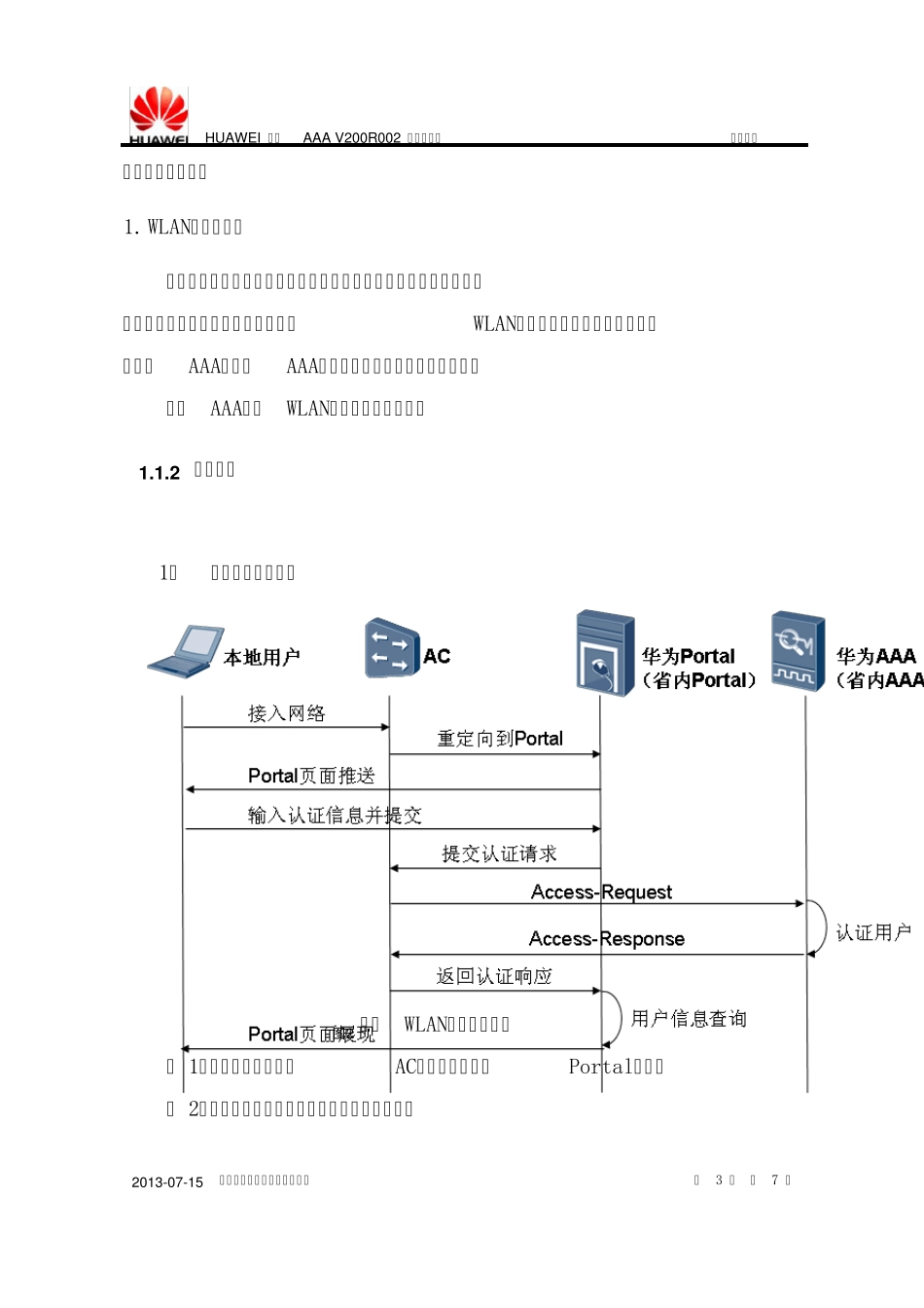 HUAWEI宽带AAAWlan认证流程_第3页