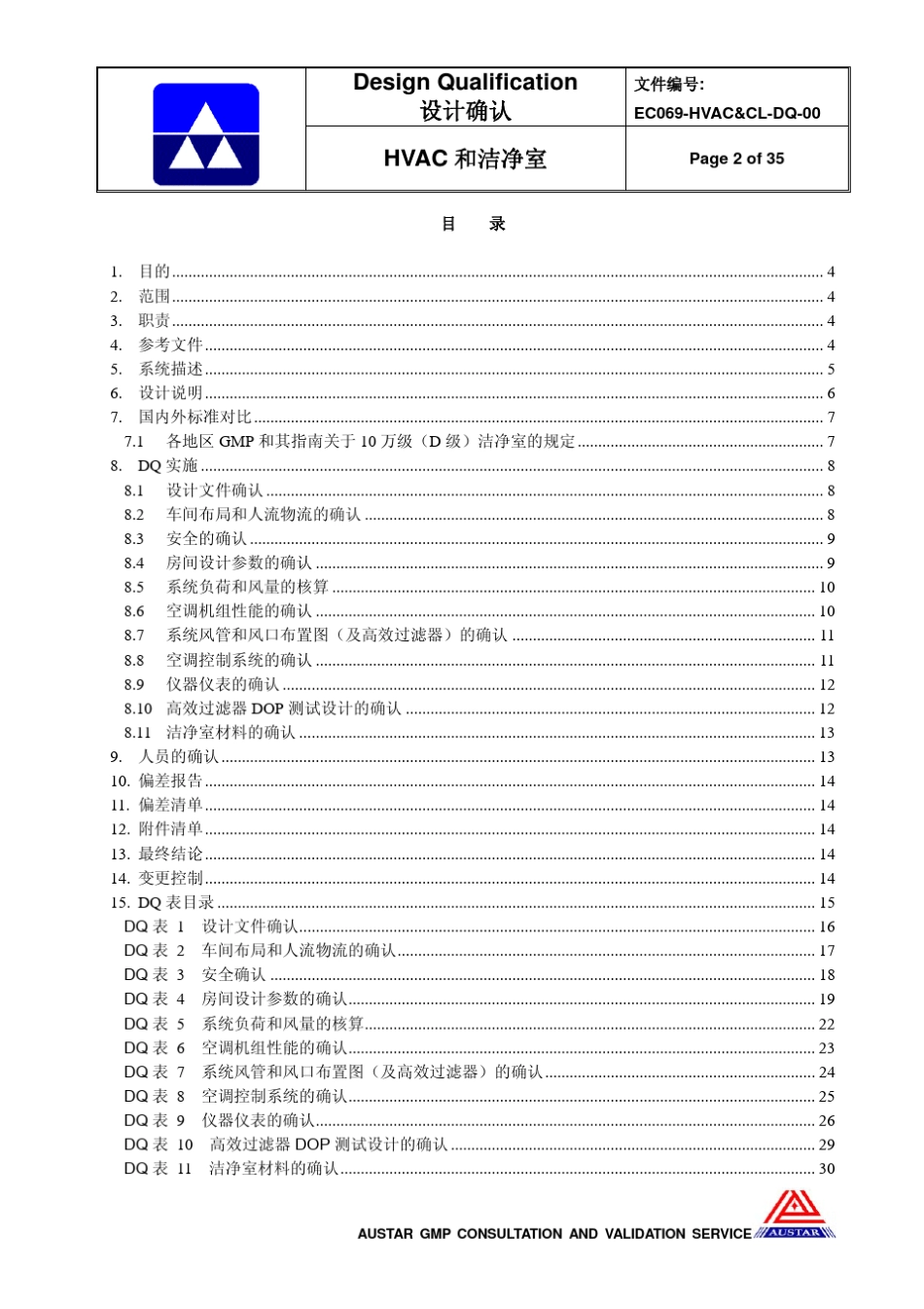HVAC设计确认方案(DQ)_第3页