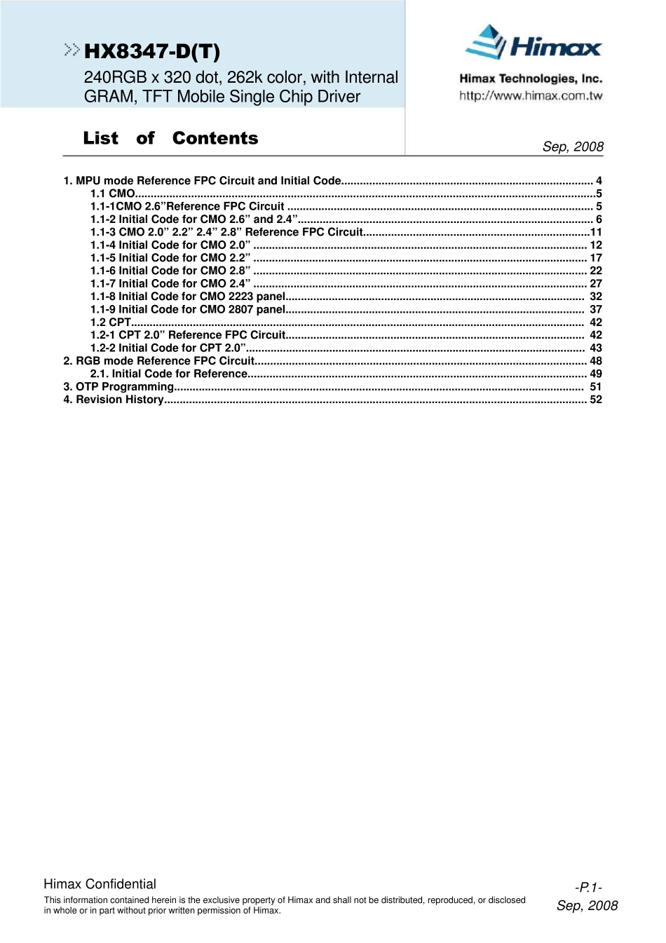 HX8347D液晶屏_T_AN_preliminary_v01_090525_第2页