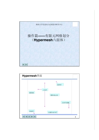 Hypermesh六面体划分史上最经典案例