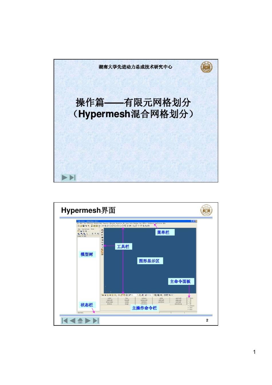Hypermesh系列之——混合网格划分_第1页