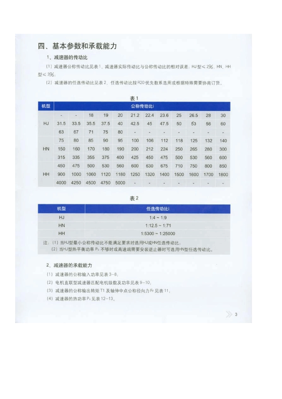 H型星轮减速器样本_第3页