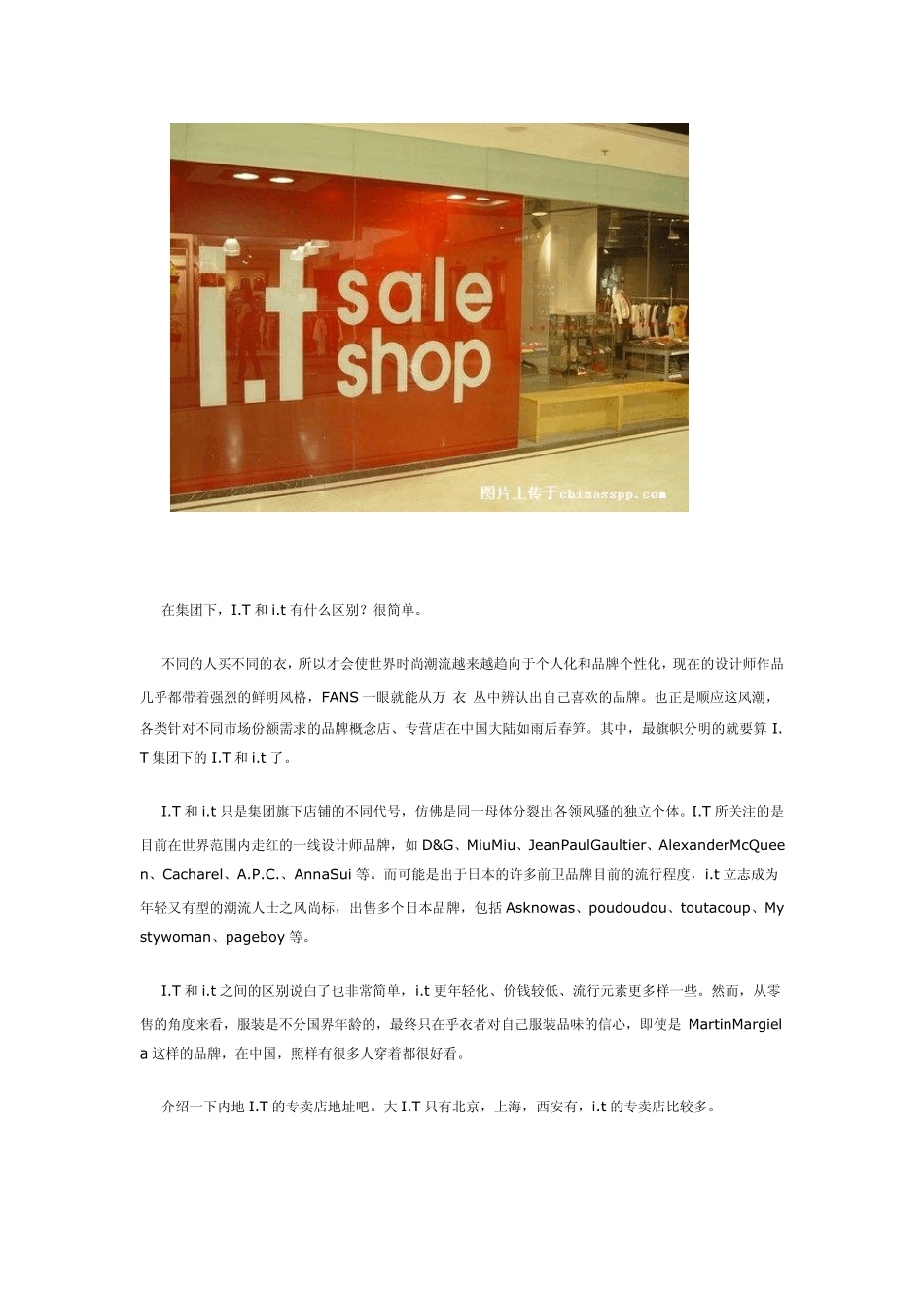 I.T.服装品牌集团简介_第3页