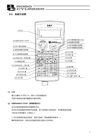 IAI手持编程器CONT使用说明(MJ01781A)