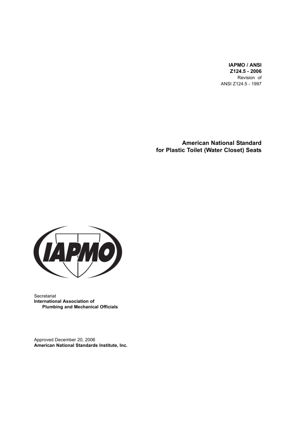 IAPMOANSIZ124.52006(英文版)坐便器塑料坐圈和盖_第2页