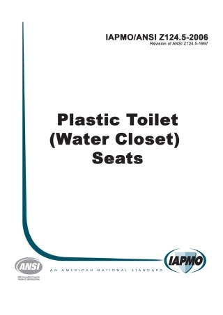 IAPMOANSIZ124.52006(英文版)坐便器塑料坐圈和盖