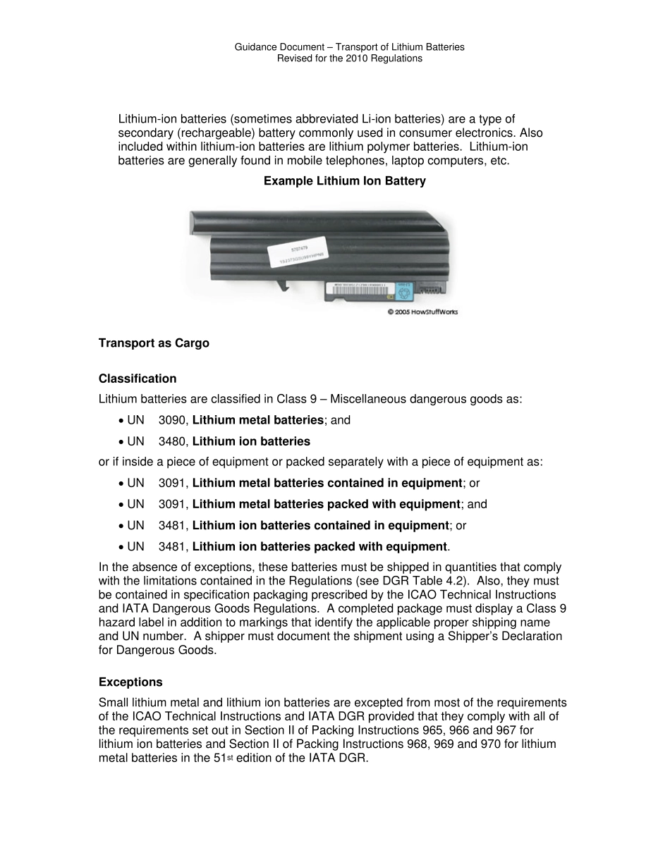IATADGR2010第51版锂金属及锂离子电池运输指南_第2页