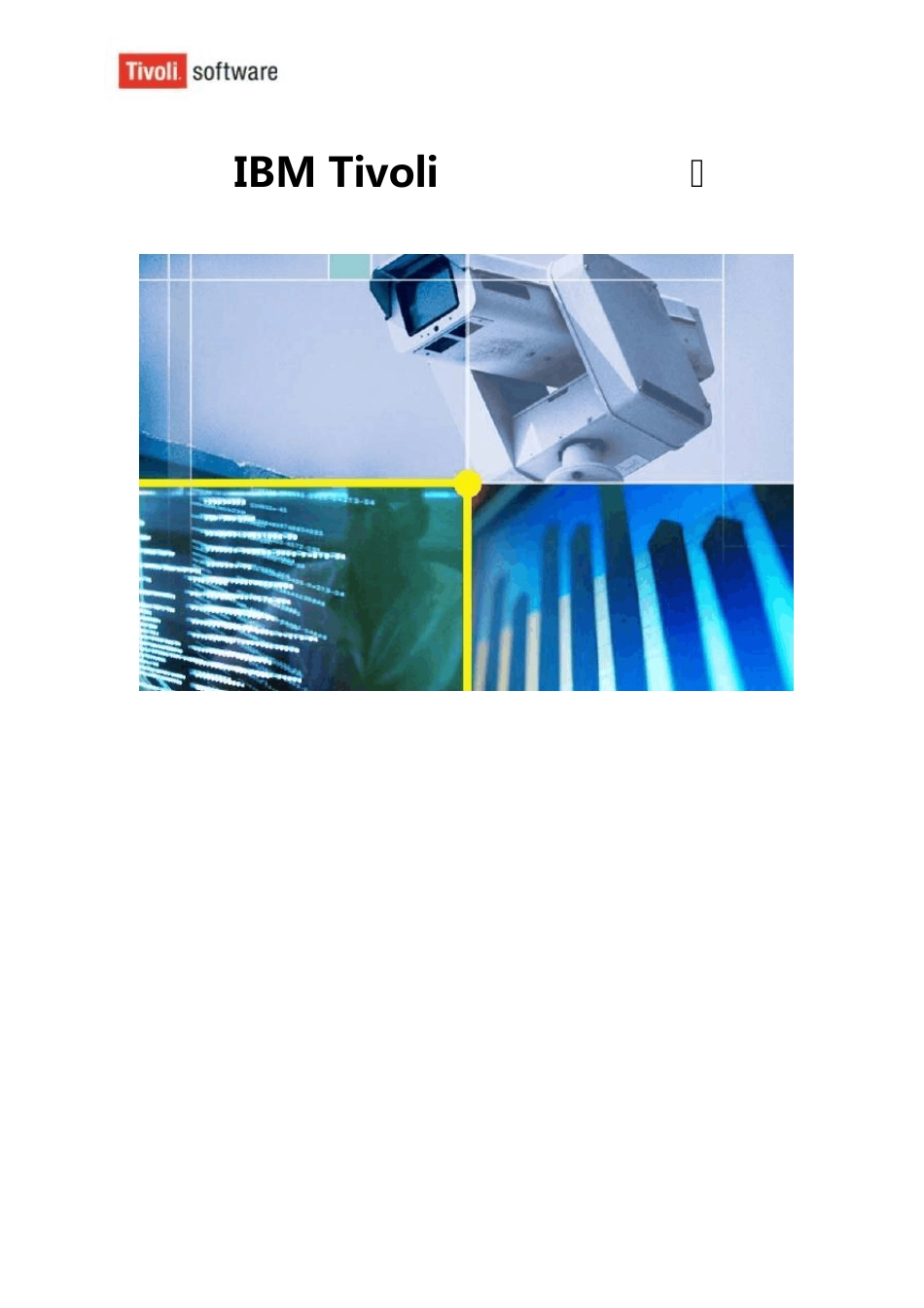 IBM_Tivoli系统监控解决方案白皮书_第1页