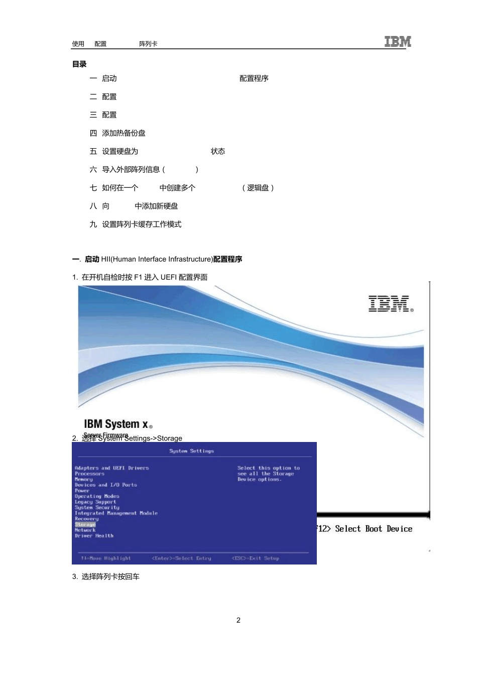 IBM服务器配置ServeRAIDM5210阵列卡_第2页