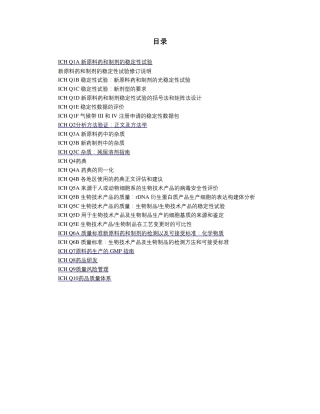 ICH部分中文版