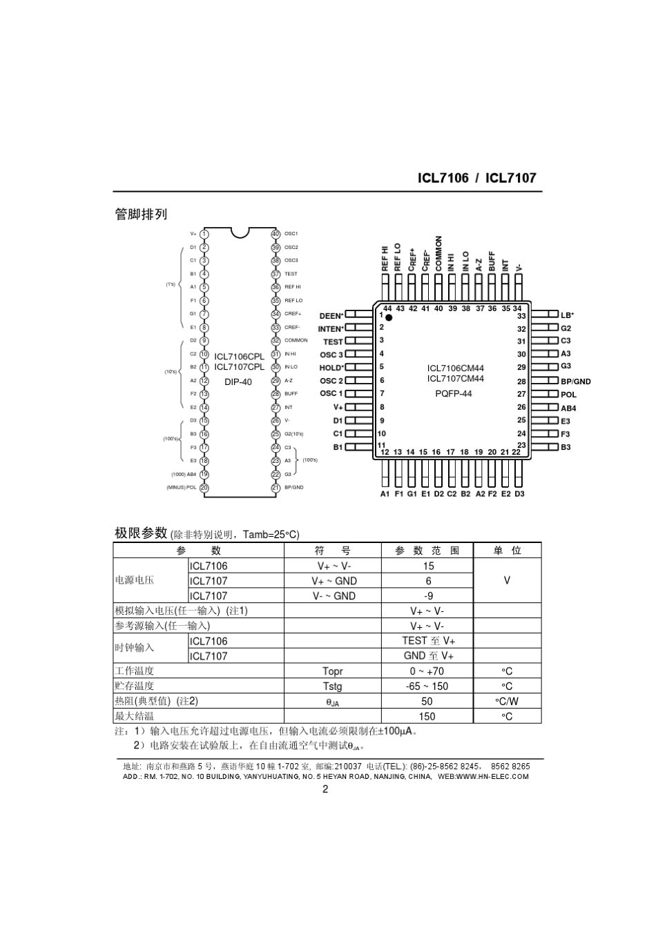 ICL7107中文_第2页